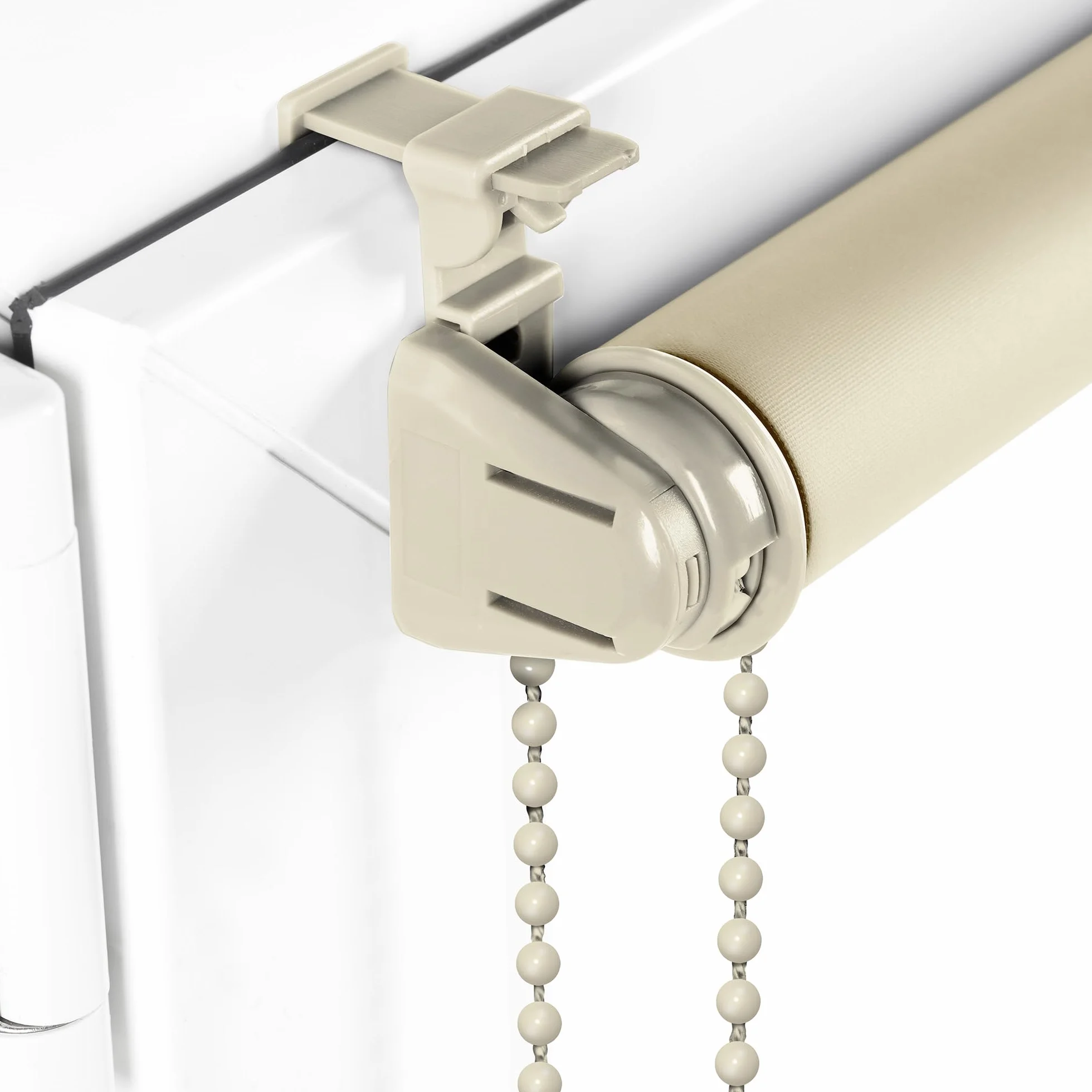 Sonello Tenda a rullo oscurante Klemmfix senza Forare 50cm x 130cm crema, Blackout