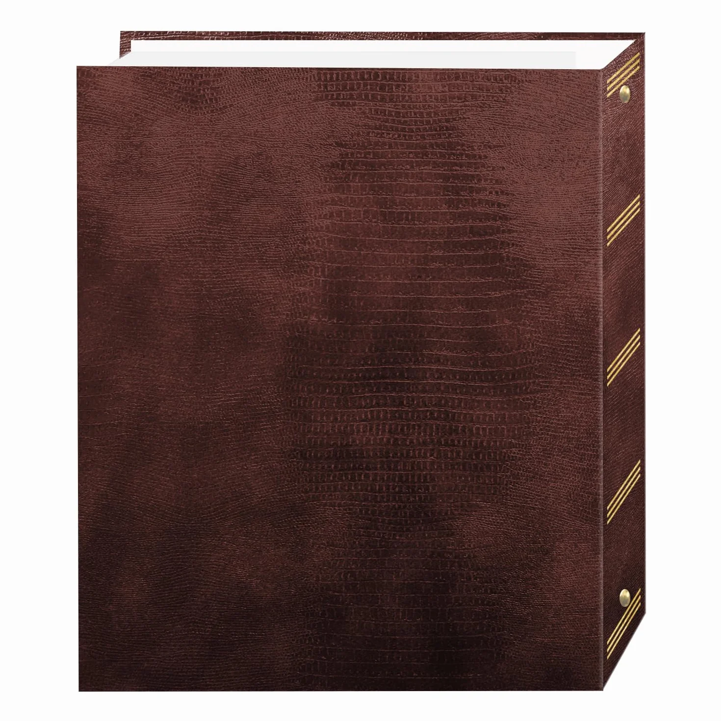 Pioneer Photo Albums Album Fotografico Magnetico Autoadesivo a 3 Anelli, 100 Pagine (50 Fogli), Marrone