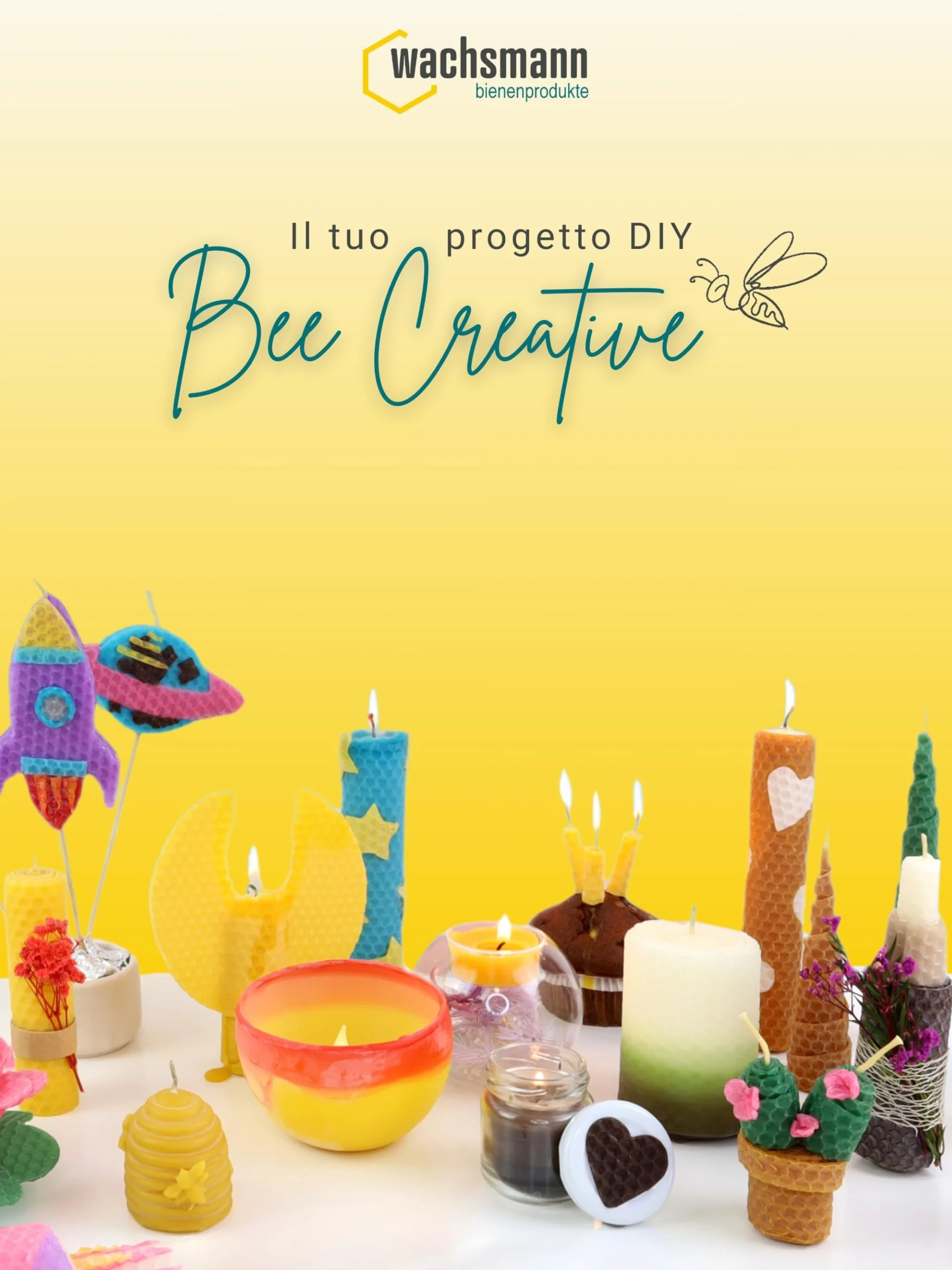 Wachsmann Cera d'api pura 100% Made in Germany fogli divisori per candele fai da te apicoltori