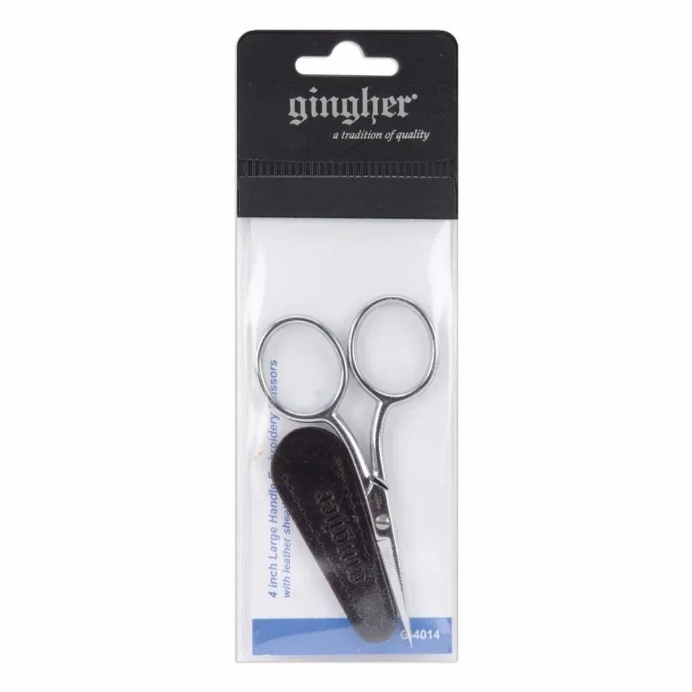 Gingher 4 Pollici Forbici da Ricamo Grande Manico