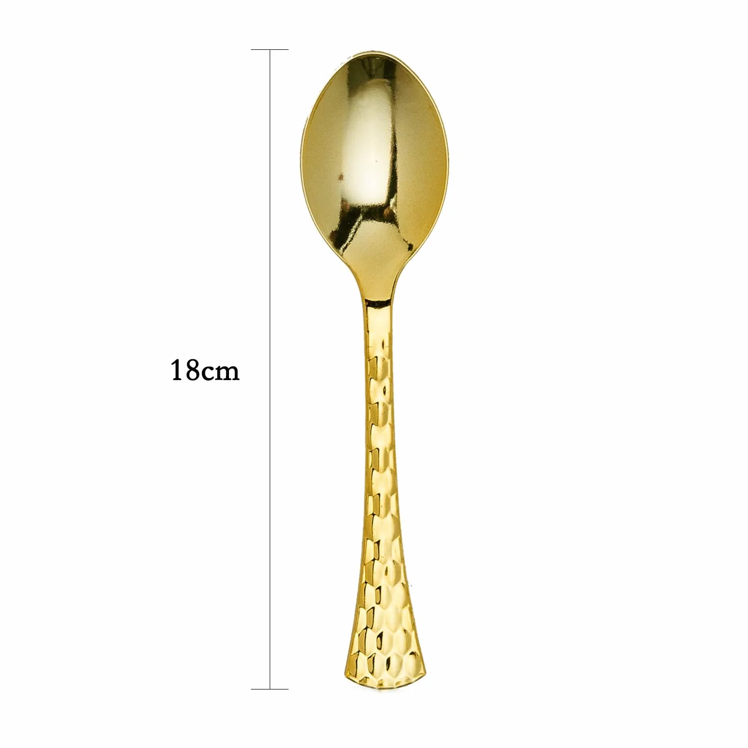Set Posate in Plastica Resistente 120 Pezzi Oro Decor Decorline