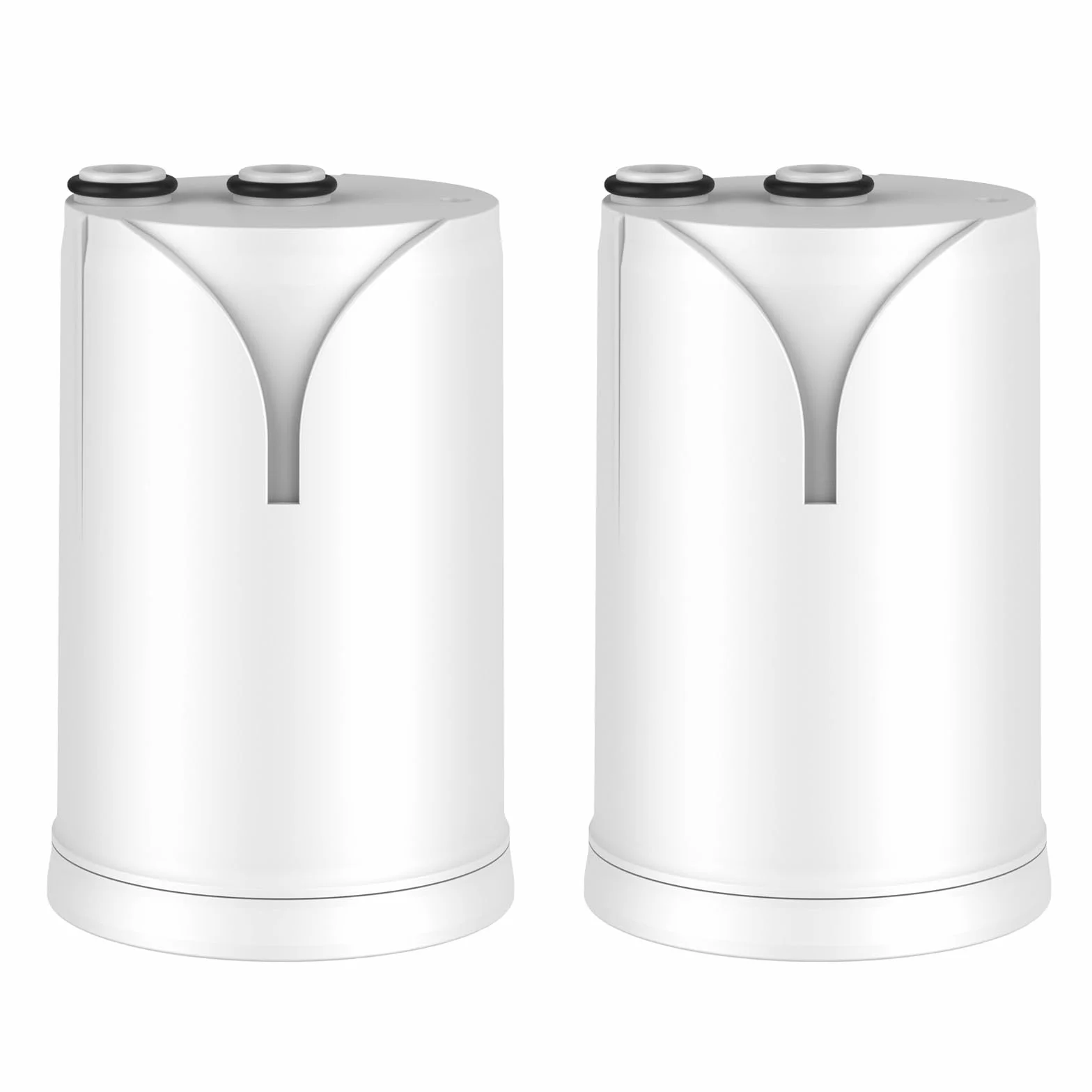GLACIER FRESH Filtro acqua rubinetto ON TAP V 600L compatibile Brita On Tap Pro V-MF Riduce cloro PFAS microplastiche metalli cattivi odori 2 pezzi