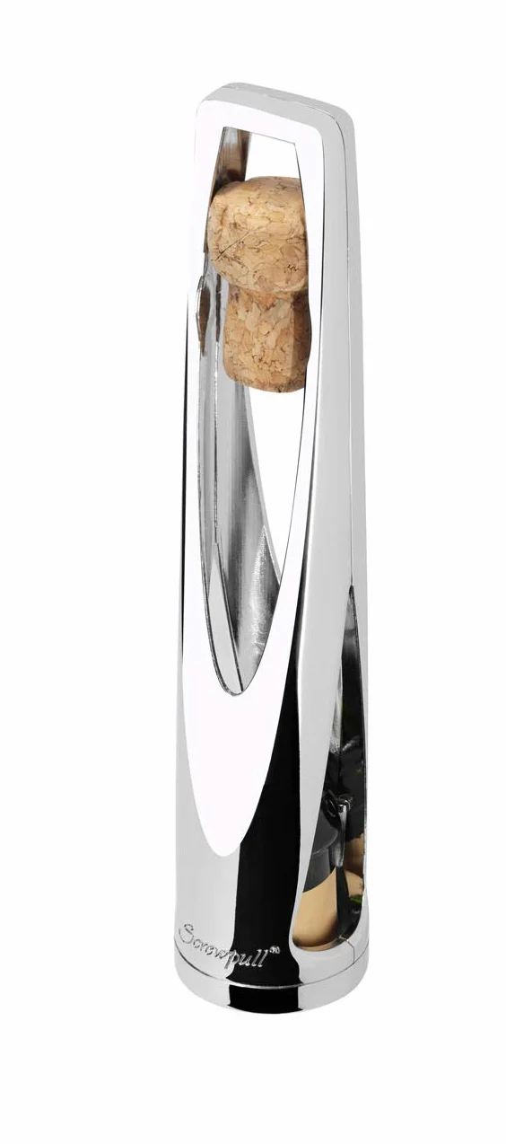 Le Creuset Cavatappi Champagne SW-105, Stappatura di Bottiglie di Spumante, Plastica, Grigio (Fumé), 59139012607064