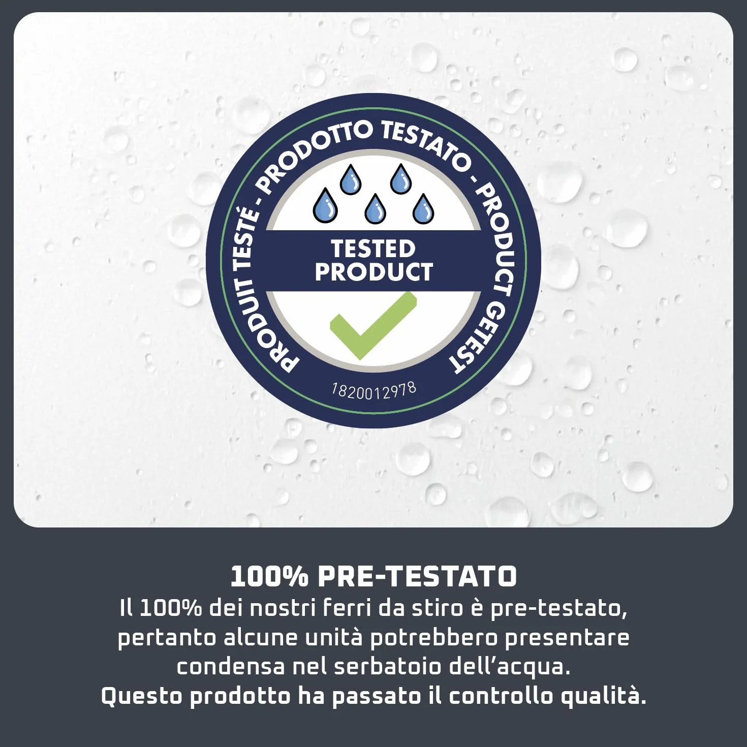Rowenta DR6130 Access Steam First Ferro da Stiro Verticale a Vapore 1300 W