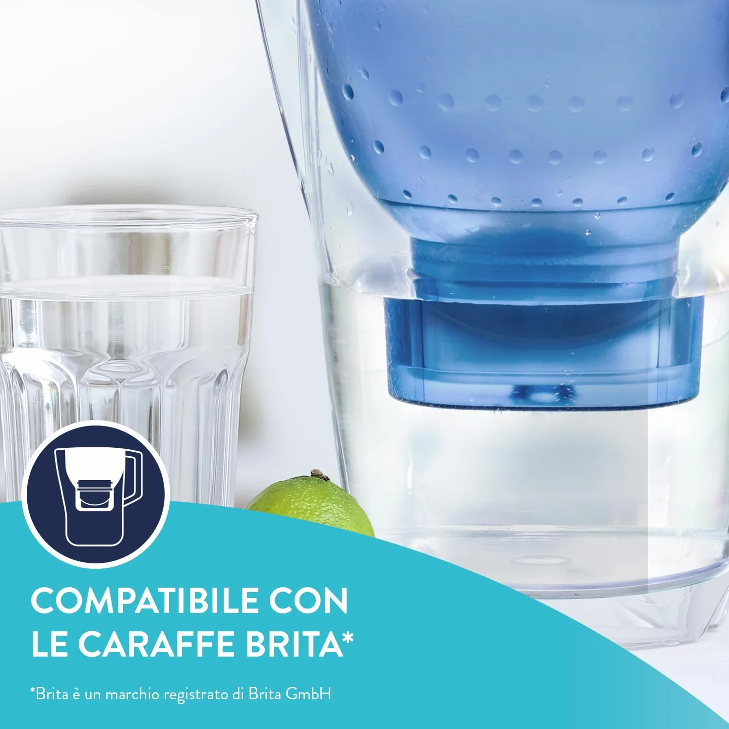 Aqua Optima Evolve+ Cartucce Filtranti 12 Pezzi Compatibile Brita Maxtra Maxtra+ PerfectFit Alternativa Filtri Brita Riduce Calcare Cloro Microplastiche Piombo Impurità