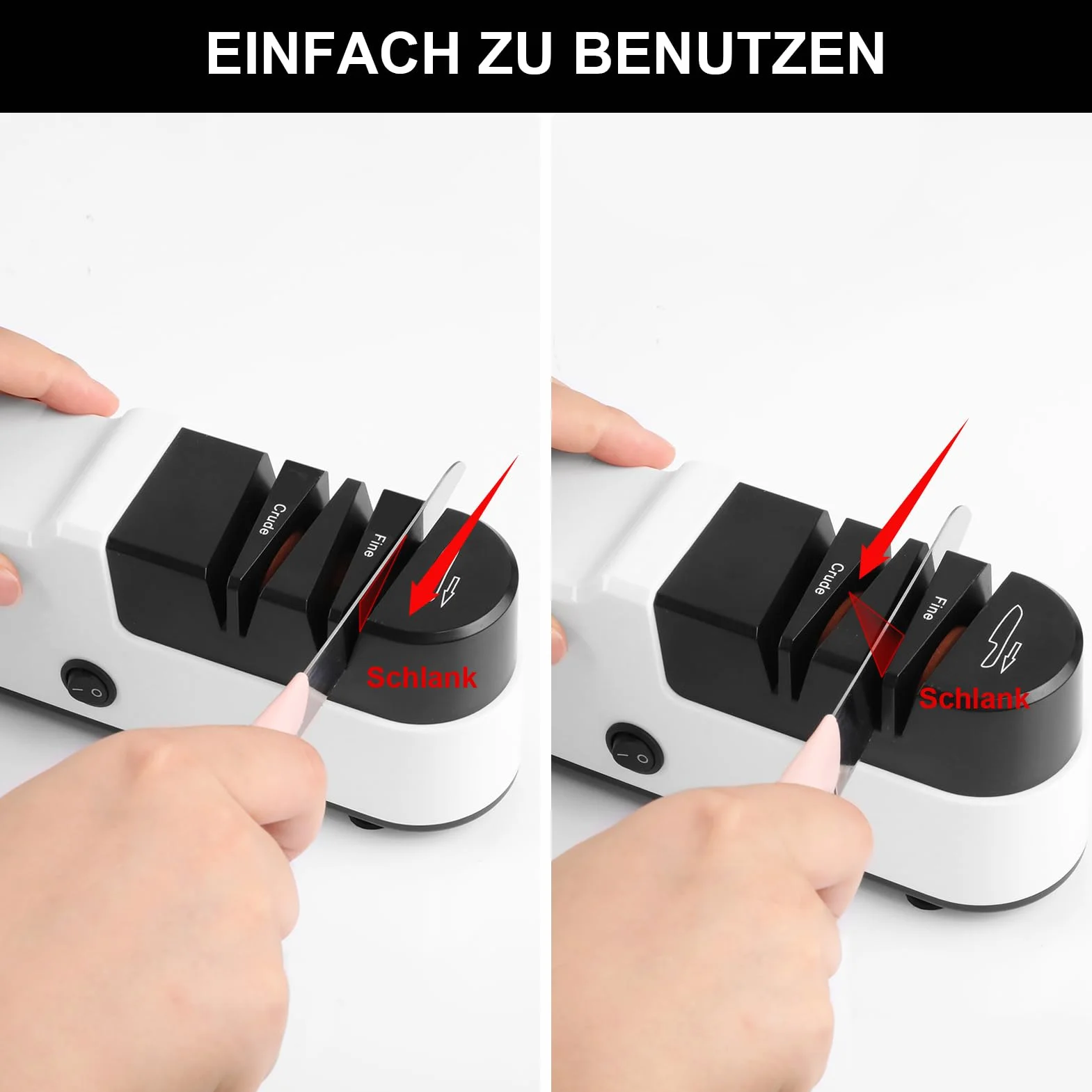 Affilacoltelli Elettrico Professionale di Alta Precisione SOARFLY per Coltelli da Cucina