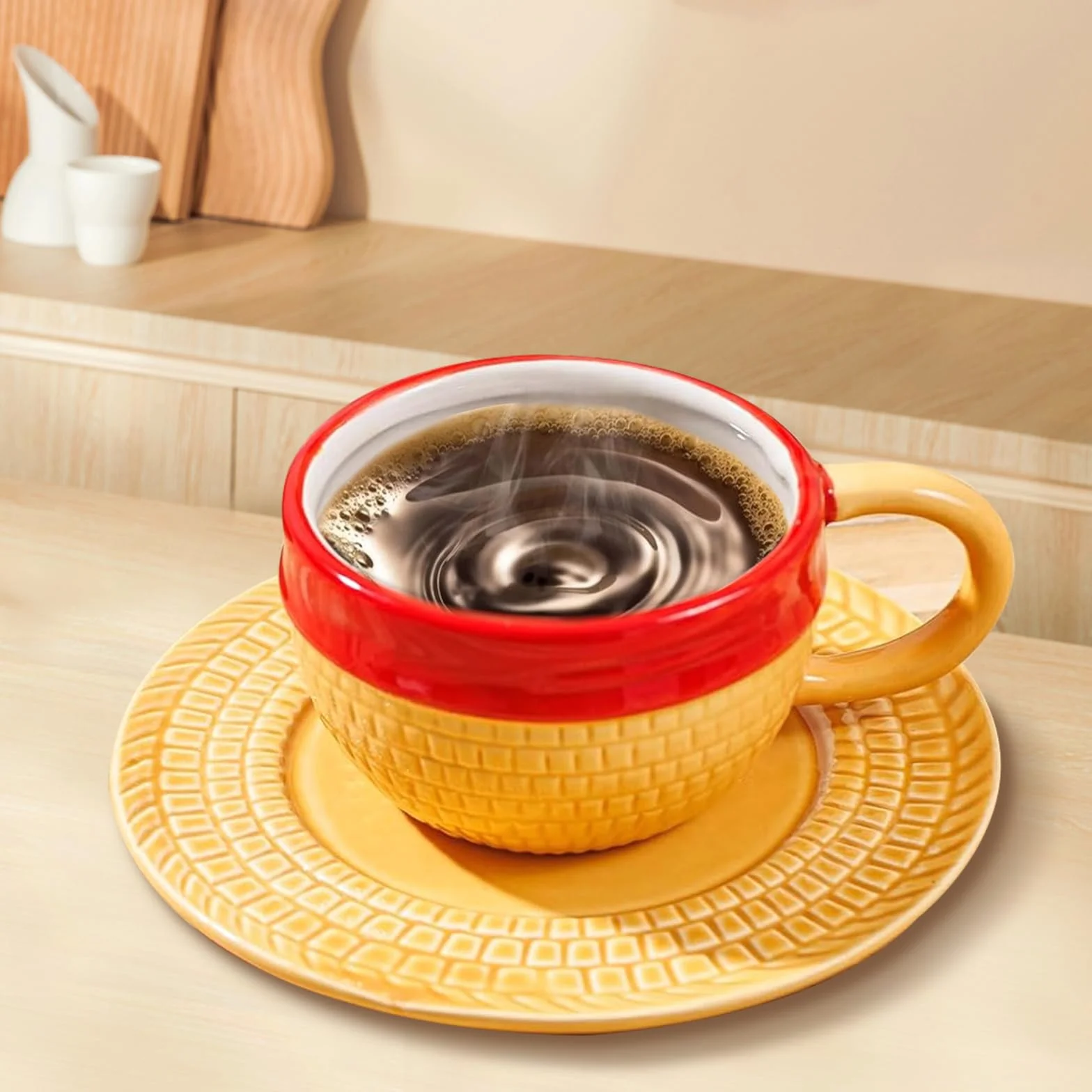 Luffy's Hat Tazza Ceramica 250 ml Anime Merch Regalo