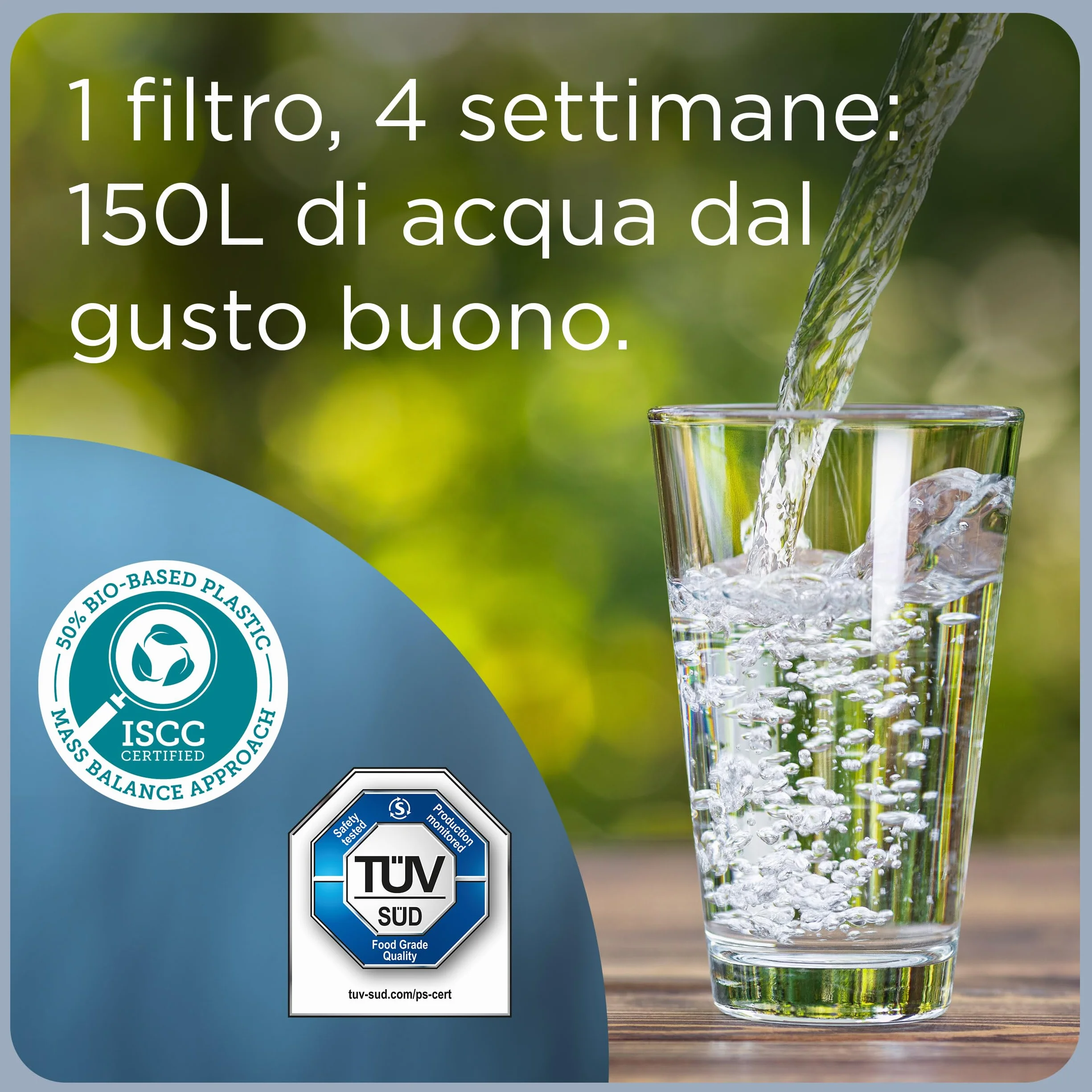 BRITA Marella Blu Caraffa Filtrante Acqua 2.4L con 3 Filtri MAXTRA PRO All-in-1
