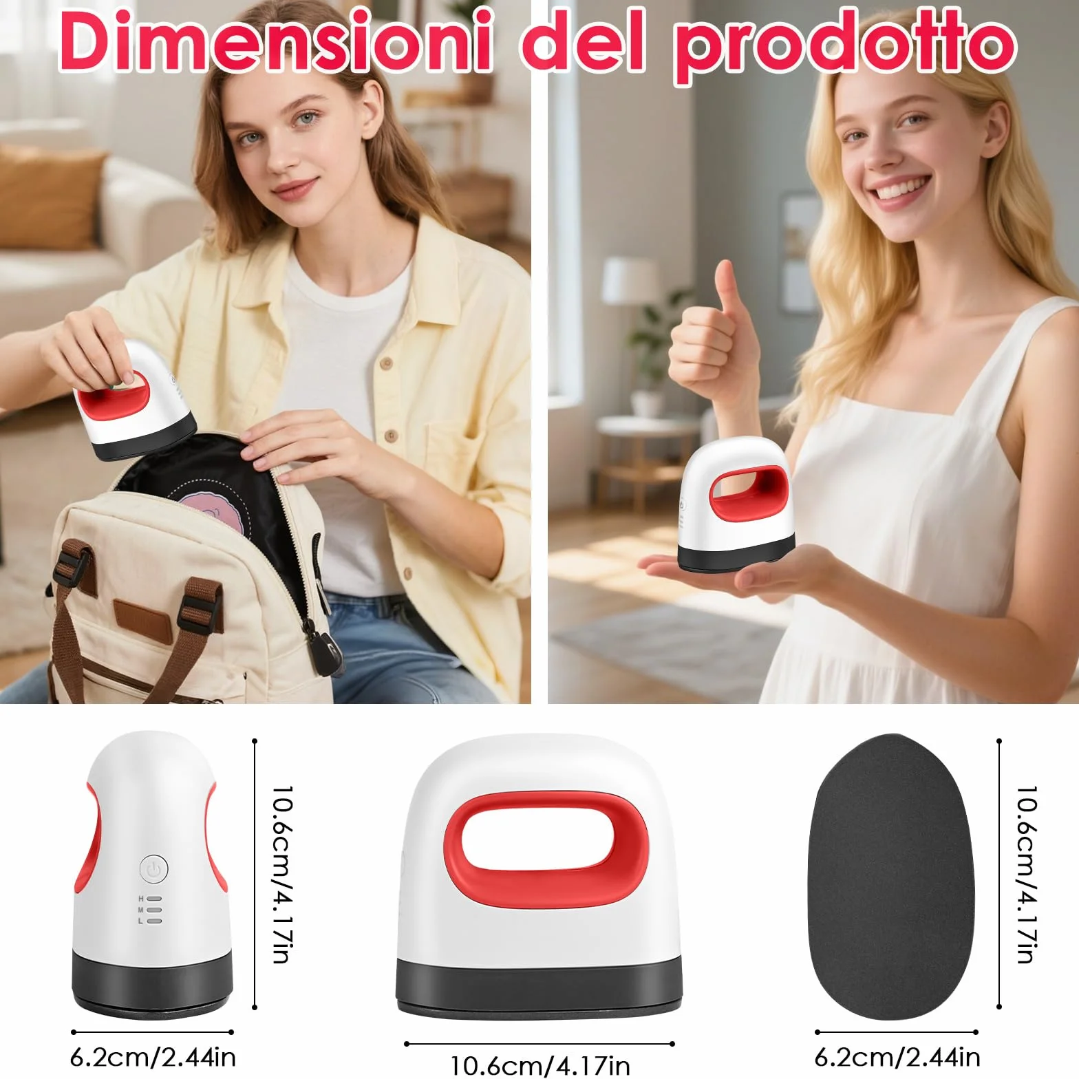 Mini Pressa a Caldo Portatile per T-shirt, Cappelli, Scarpe, Borse con 3 Modalità
