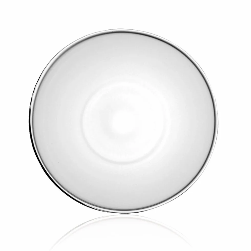 12cm Piattino Vetro Set di 4 Adatta Perfettamente per la Tazza Vetro, Set di 4 Piattino Grande