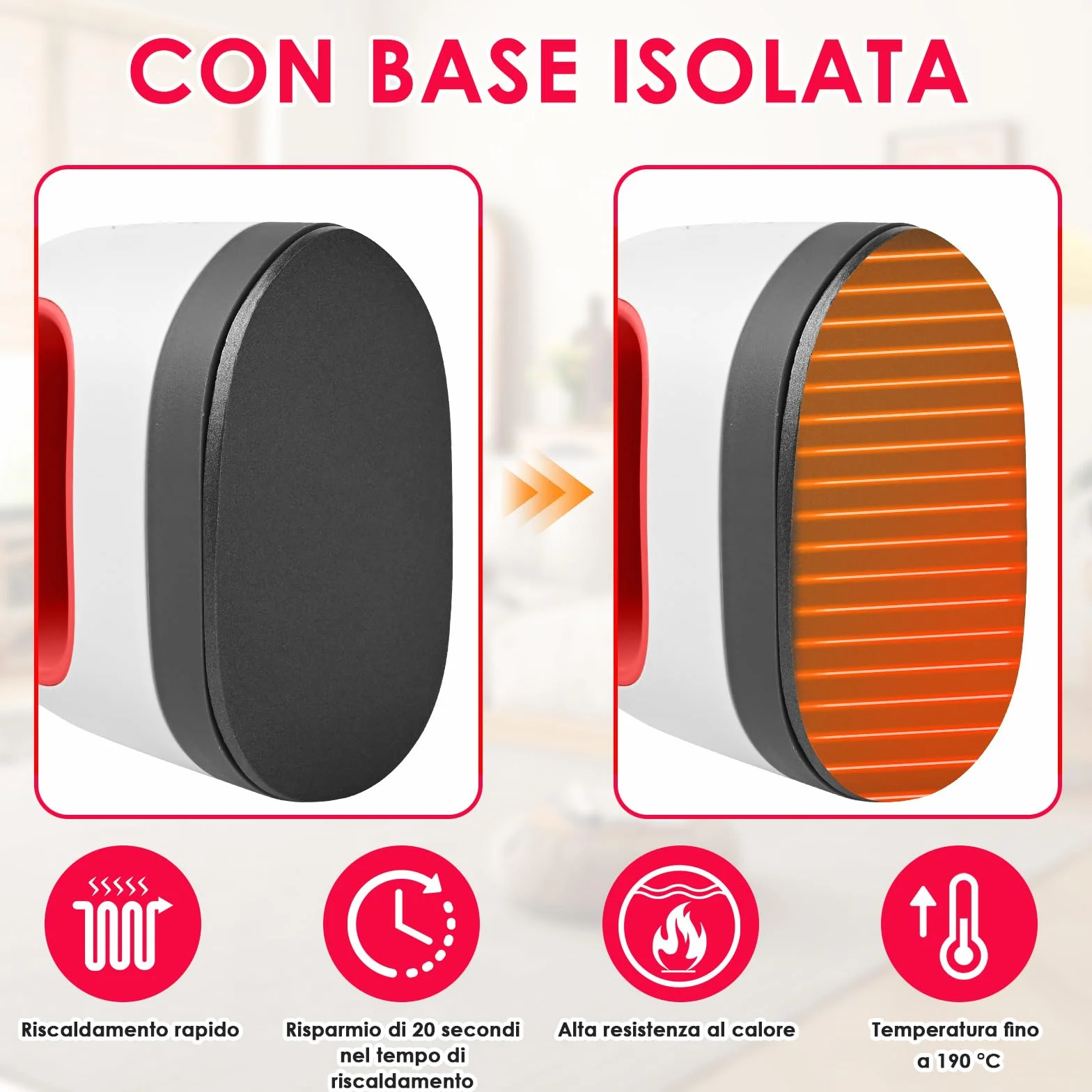 Mini Pressa a Caldo Portatile per T-shirt, Cappelli, Scarpe, Borse con 3 Modalità