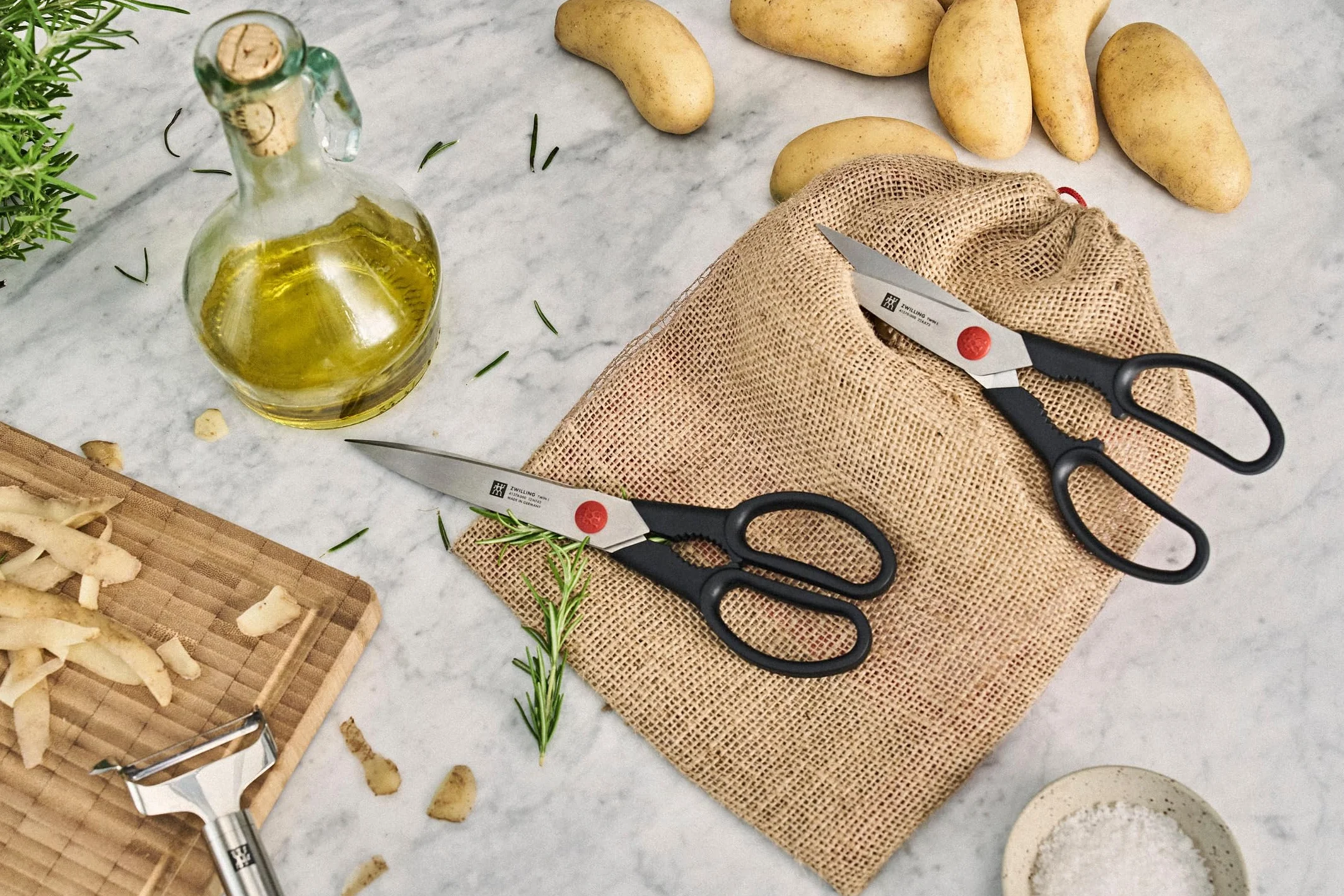 ZWILLING Twin L Forbici Multiuso 20 cm Acciaio Inox Plastica Nero