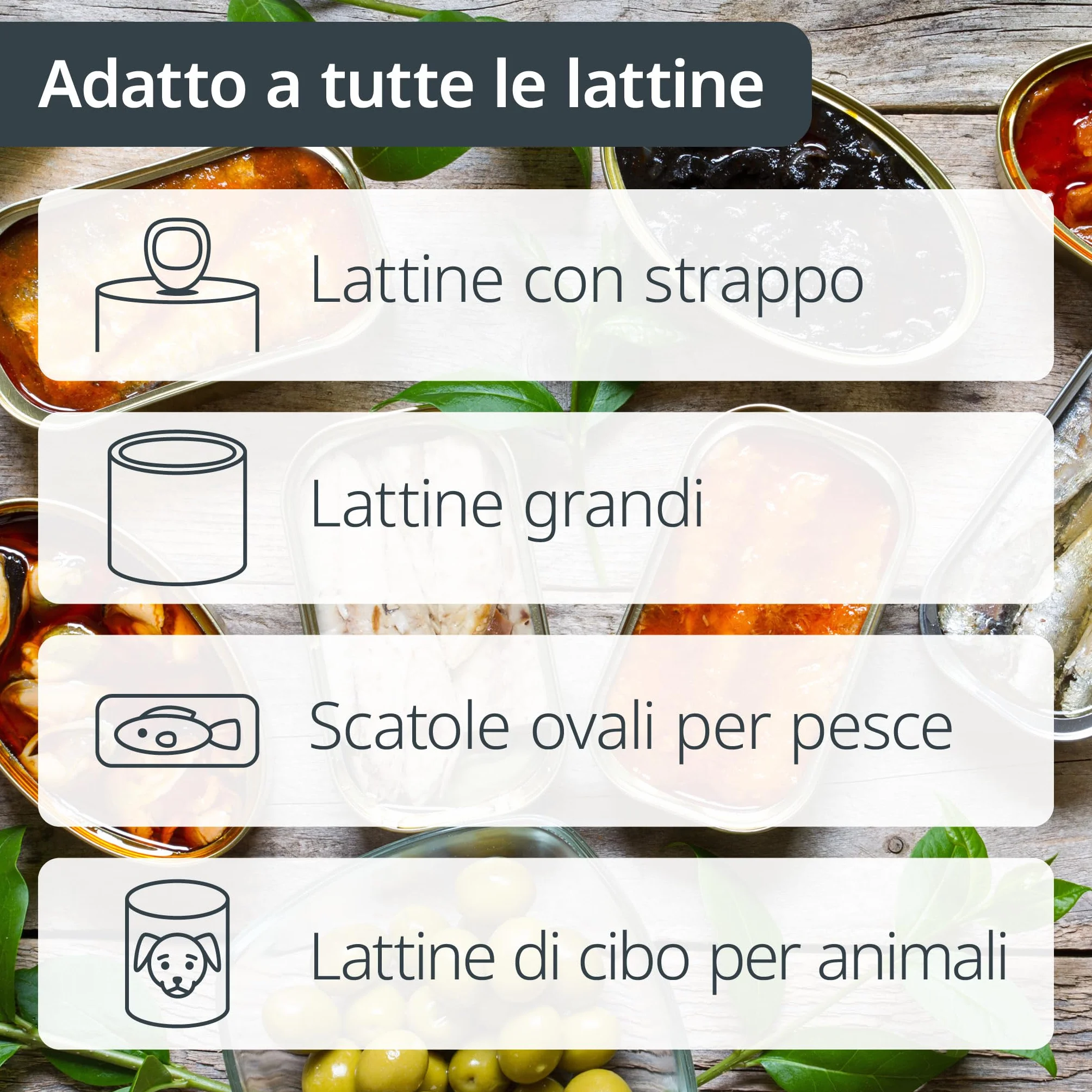 ADE Apriscatole elettrico professionale con magnete e gancio, per anziani, batterie incluse