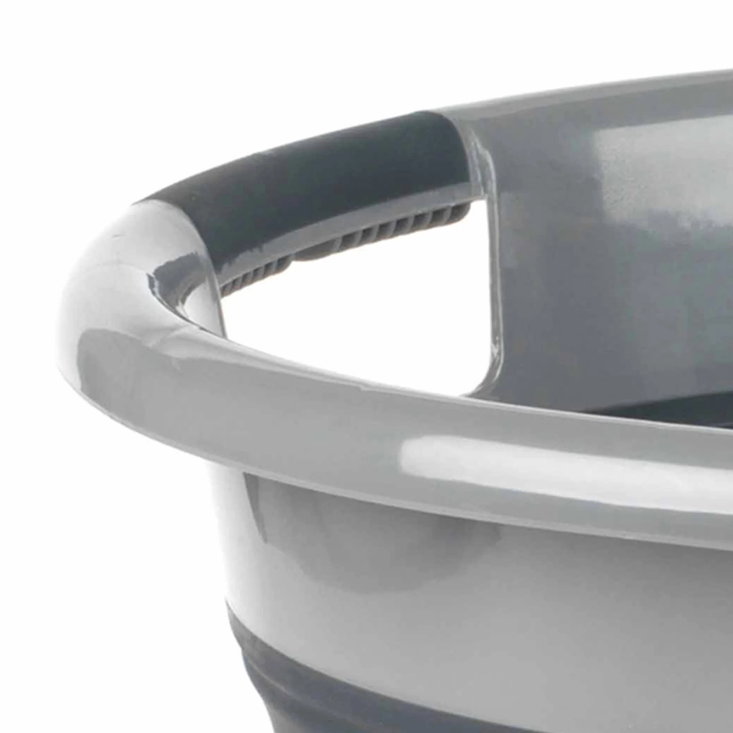 Russell Hobbs Cesto della Biancheria 27L Pieghevole Plastica Nero/Grigio