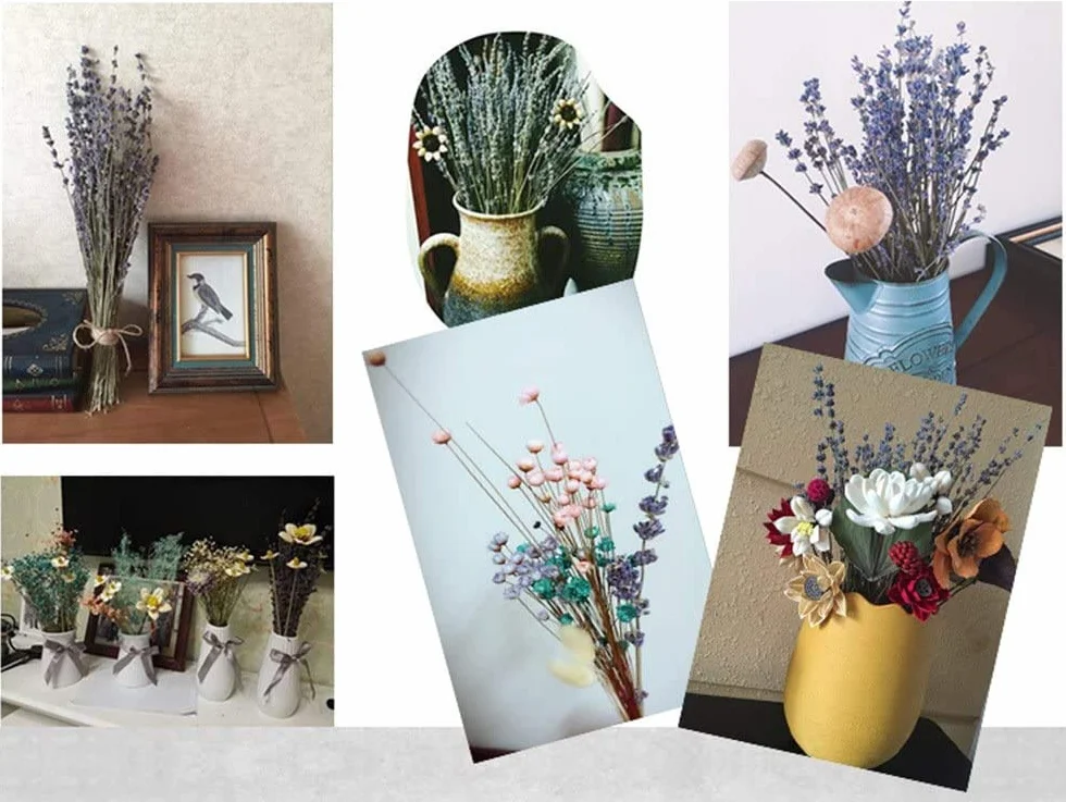 TooGet Flores de Lavanda Secas e Naturales, 400+ Tallos (40-45cm) per Decorazione del Casa, Regali, Nozze o Qualunque Occasione