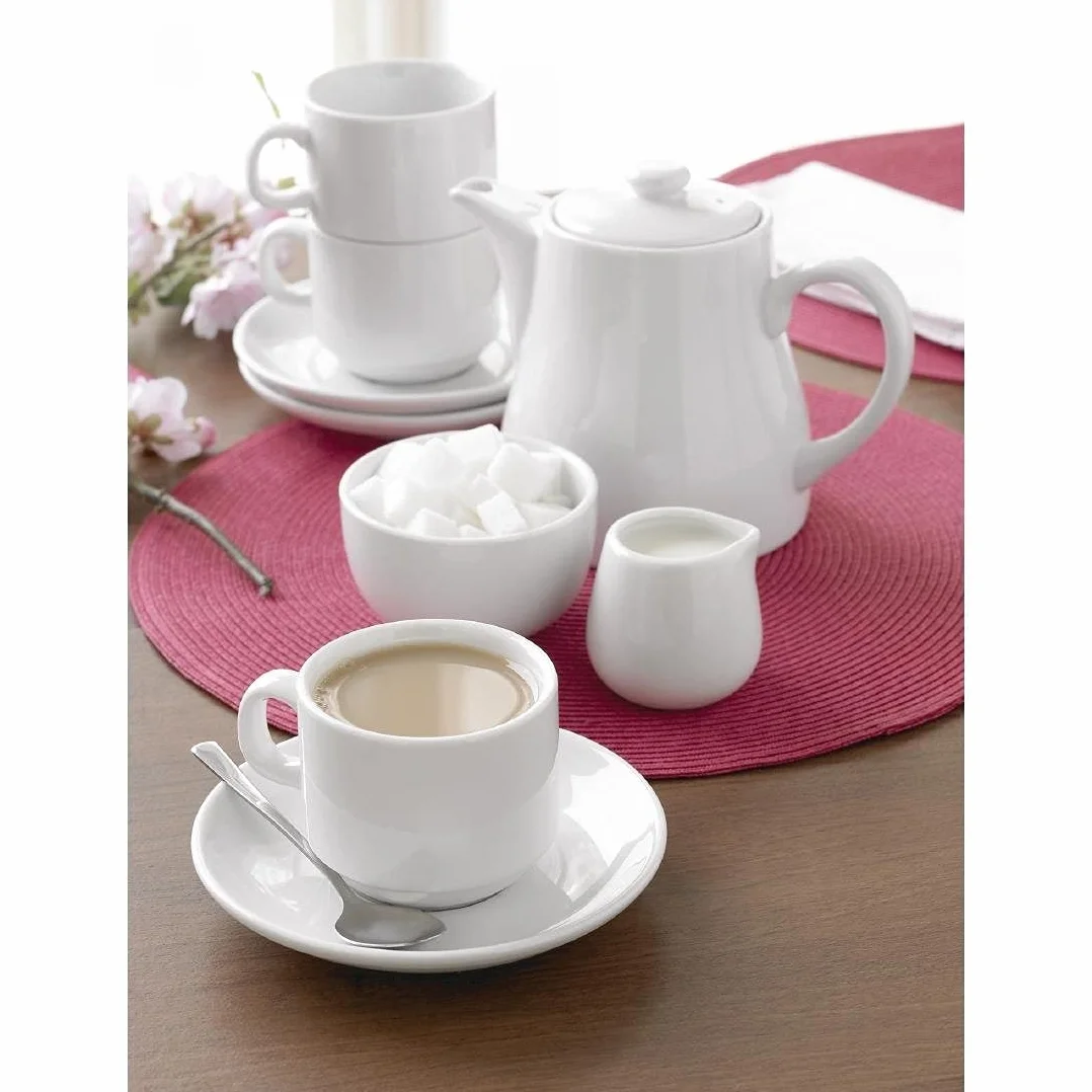 Olympia CB465 espresso piattino, bianco (confezione da 12)