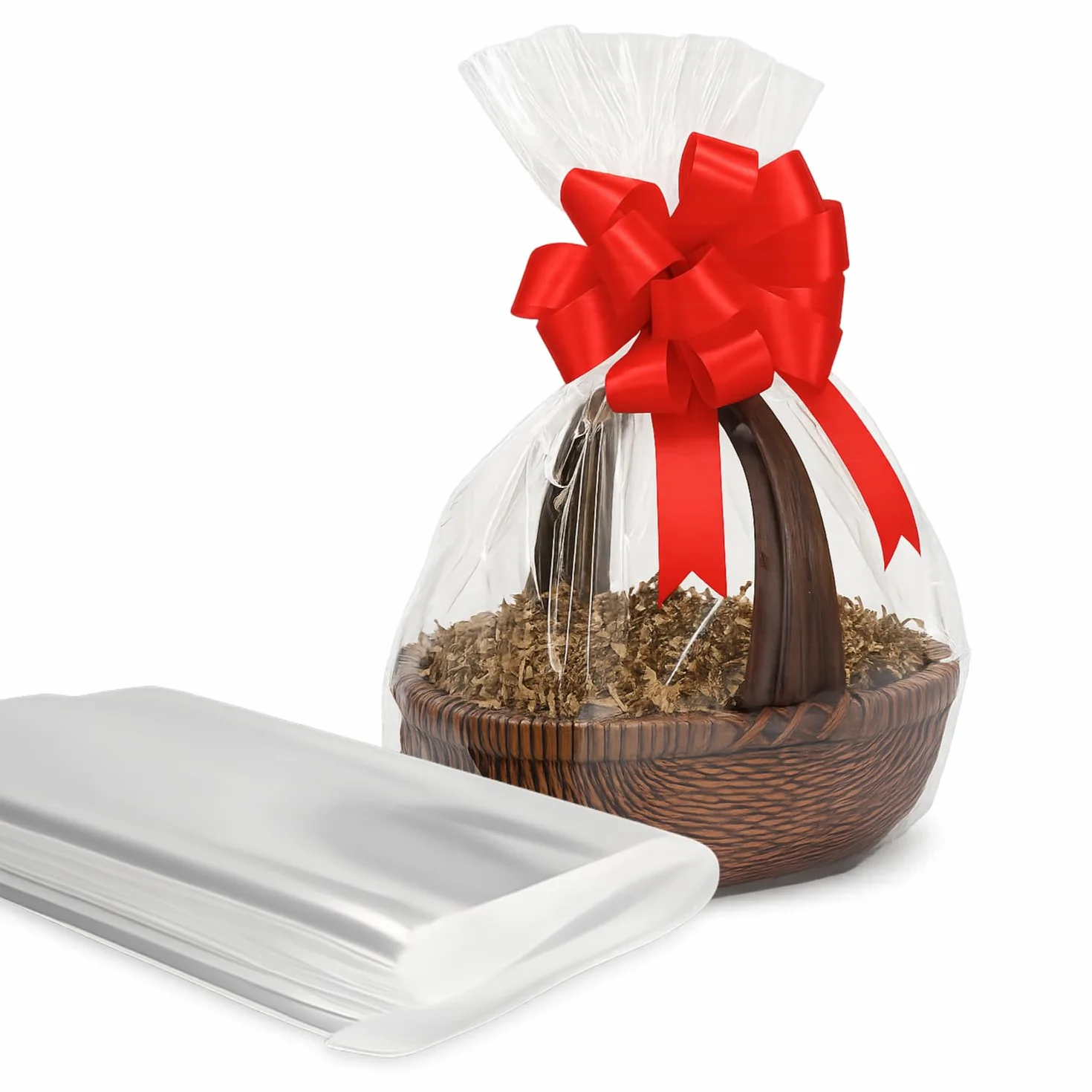 Fogli Cellophane Trasparente per Confezioni 100 x 130 cm Carta Cesti Regalo Feste Eventi 50 pezzi